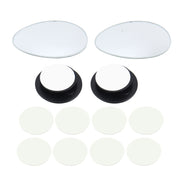 3R-055 2 pezzi per camion per auto, punto cieco ovale, specchietto retrovisore, specchio grandangolare, specchio grandangolare regolabile a 360 gradi, dimensioni: 6,7 x 4,5 cm., Size: 6.7*4.5cm