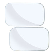 3R-054 2 pezzi Specchietto retrovisore per punto cieco quadrato per camion per auto, specchietto grandangolare, specchio grandangolare regolabile a 360 gradi, dimensioni: 7*4 cm, Size: 7*4cm
