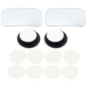 3R-054 2 pezzi Specchietto retrovisore per punto cieco quadrato per camion per auto, specchietto grandangolare, specchio grandangolare regolabile a 360 gradi, dimensioni: 7*4 cm, Size: 7*4cm
