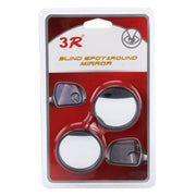 3R-062 2 pezzi Specchietto retrovisore per auto, camion, punto cieco, specchietto grandangolare, punto cieco e specchio rotondo, dimensioni: 4,8 x 4,8 cm., Size: 4.8x4.8cm