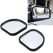 3R-065 2 pezzi Specchietto per punto cieco per auto, camion, punto cieco, specchietto retrovisore, specchio grandangolare, punto cieco e specchio decorativo, dimensioni: 5,5*5 cm, 3R-065