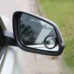3R-061 2 pezzi Specchietto retrovisore per auto, camion, punto cieco, specchietto grandangolare, punto cieco e specchio rotondo, dimensioni: 3,8 x 3,8 cm., Size: 3.8x3.8cm