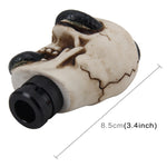 Pomello del cambio per auto universale con teschio Pomello del cambio per auto modificato Pomello della leva del cambio della trasmissione automatica Manopole del cambio in resina, Skull Head Shape 10, Skull Head Shape 9, Skull Head Shape 8            ...