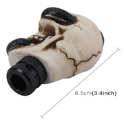Pomello del cambio per auto universale con teschio Pomello del cambio per auto modificato Pomello della leva del cambio della trasmissione automatica Manopole del cambio in resina, Skull Head Shape 10, Skull Head Shape 9, Skull Head Shape 8            ...