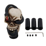 Pomello del cambio per auto universale con teschio Pomello del cambio per auto modificato Pomello della leva del cambio della trasmissione automatica Manopole del cambio in resina, Skull Head Shape 10, Skull Head Shape 9, Skull Head Shape 8            ...