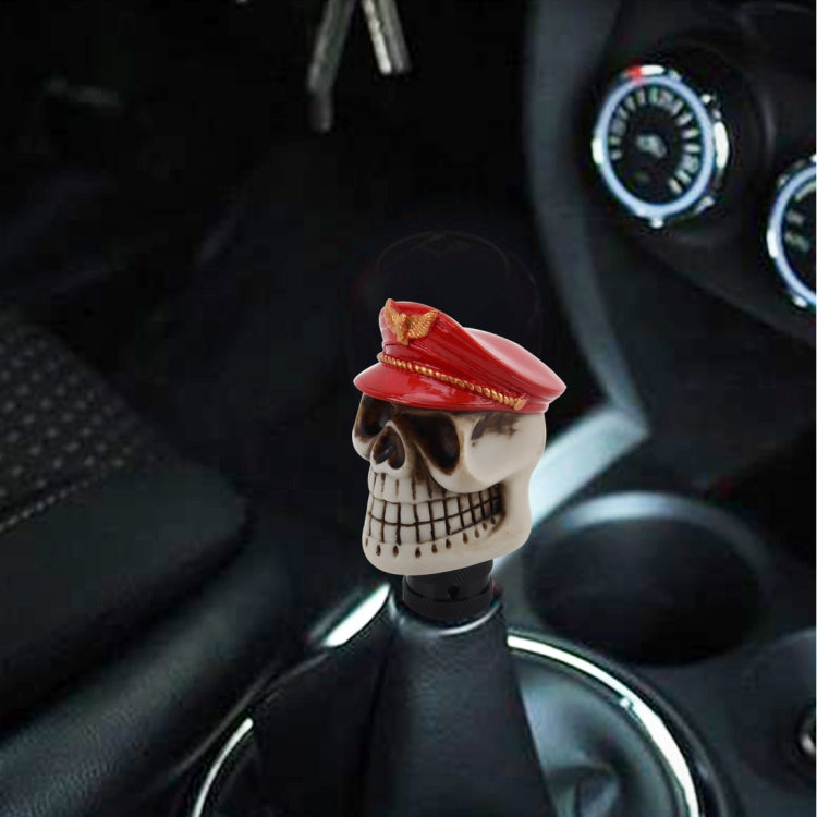 Pomello del cambio per auto universale con teschio Pomello del cambio per auto modificato Pomello della leva del cambio della trasmissione automatica Manopole del cambio in resina, Skull Head Shape 10, Skull Head Shape 9, Skull Head Shape 8            ...