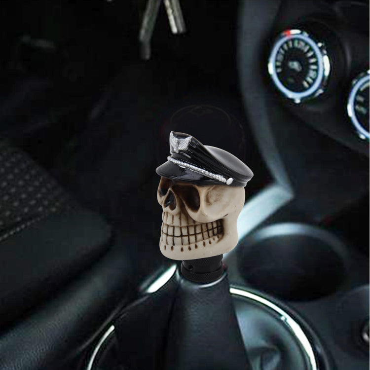 Pomello del cambio per auto universale con teschio Pomello del cambio per auto modificato Pomello della leva del cambio della trasmissione automatica Manopole del cambio in resina, Skull Head Shape 10, Skull Head Shape 9, Skull Head Shape 8            ...