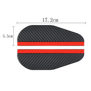 1 paio di modelli di foratura nero puro universale per specchietto retrovisore per auto, lame antipioggia, specchietto retrovisore per auto, copertura antipioggia per sopracciglia, Pure Black