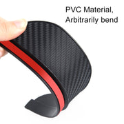1 paio di modelli di foratura nero puro universale per specchietto retrovisore per auto, lame antipioggia, specchietto retrovisore per auto, copertura antipioggia per sopracciglia, Pure Black