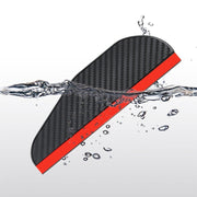 1 paio di modelli di foratura nero puro universale per specchietto retrovisore per auto, lame antipioggia, specchietto retrovisore per auto, copertura antipioggia per sopracciglia, Pure Black