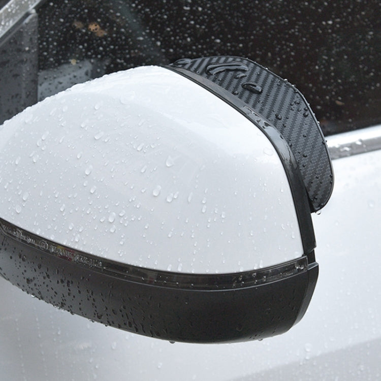 1 paio di modelli di foratura nero puro universale per specchietto retrovisore per auto, lame antipioggia, specchietto retrovisore per auto, copertura antipioggia per sopracciglia, Pure Black