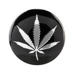 Adesivo decorativo per mozzo ruota in metallo con motivo foglie argento da 4 pezzi, diametro: 5,8 cm, Silver Leaves