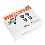 DC 10-30V 27W 2500LM 6000K Impermeabile per veicoli Auto Barche Marine Luci da lavoro esterne Luci di emergenza 30 gradi Faretto regolabile Lampadine per auto a LED con 9 luci LED Wafer intense, Spot Light+27W
