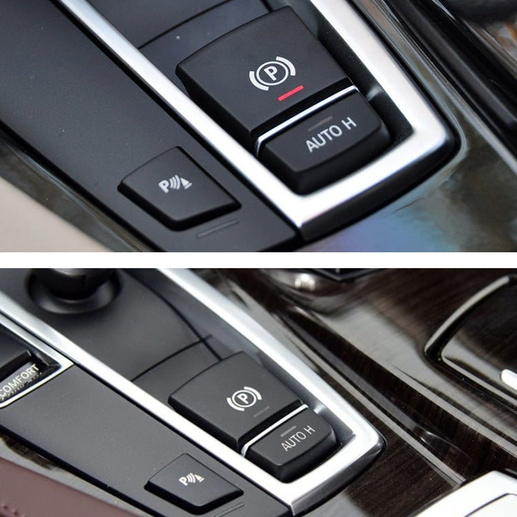 Pulsante chiave P del freno a mano sostitutivo del coperchio dell'interruttore di parcheggio automatico per BMW Serie 5/6 2015-2018, For BMW 5 / 6 Series 2015-2018