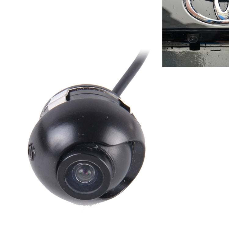 720×540 Pixel effettivi PAL 50HZ / NTSC 60HZ CMOS II Telecamera di backup universale impermeabile per retromarcia per auto Copertura in lega di alluminio, DC 12V, Lunghezza cavo: 4m, 4m