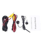 720×540 Pixel effettivi PAL 50HZ / NTSC 60HZ CMOS II Telecamera di backup universale impermeabile per retromarcia per auto Copertura in lega di alluminio, DC 12V, Lunghezza cavo: 4m, 4m
