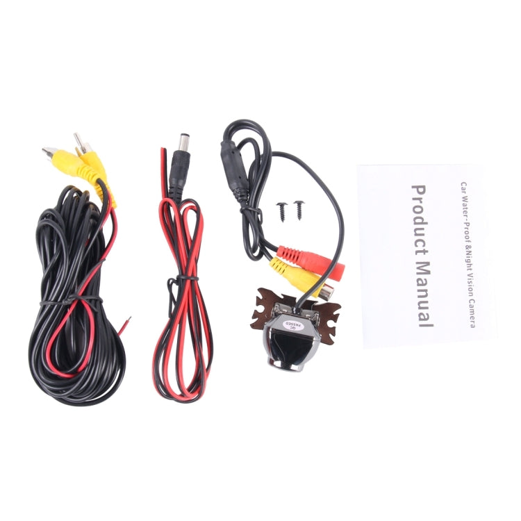 720×540 Pixel effettivi PAL 50HZ / NTSC 60HZ CMOS II Telecamera di backup universale impermeabile per retromarcia per auto Copertura in lega di alluminio, DC 12V, Lunghezza cavo: 4m, 50HZ