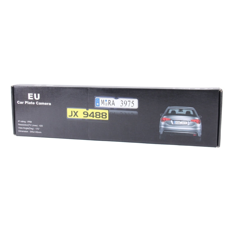 JX-9488 720×540 Pixel effettivi NTSC 60HZ CMOS II Telecamera di retromarcia per auto universale impermeabile con lampada 4LED a luce bianca da 2W 80LM 5000K, DC 12V, Lunghezza cavo: 4m, with LED