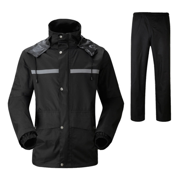 Pantaloni impermeabili moto antivento con strisce riflettenti 2XL