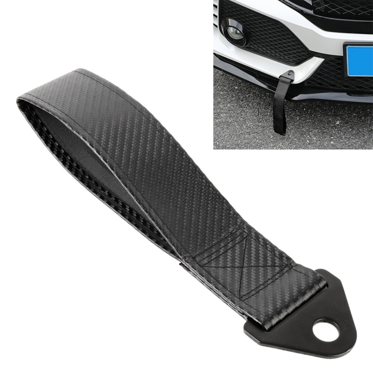 Corda da traino universale per cinghia da traino per auto, con foro per vite, in fibra di carbonio, Screw Hole