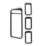Adesivo decorativo per pannello alzacristalli in fibra di carbonio per auto per Volkswagen Golf 7 2013-2017, guida a sinistra, Window Lift Panel