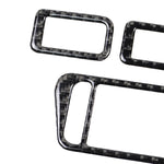 Adesivo decorativo per pannello alzacristalli in fibra di carbonio per auto per Volkswagen Golf 7 2013-2017, guida a sinistra, Window Lift Panel