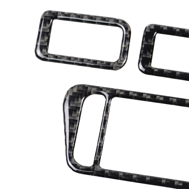 Adesivo decorativo per pannello alzacristalli in fibra di carbonio per auto per Volkswagen Golf 7 2013-2017, guida a sinistra, Window Lift Panel
