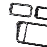 Adesivo decorativo per pannello alzacristalli in fibra di carbonio per auto per Volkswagen Golf 7 2013-2017, guida a sinistra, Window Lift Panel