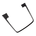 Adesivo decorativo per telaio del pannello di posizione del cambio in fibra di carbonio per auto per Volkswagen Golf 7 2018-, senza foro e avvio e arresto, guida a sinistra, Gear Position