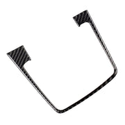 Adesivo decorativo per telaio del pannello di posizione del cambio in fibra di carbonio per auto per Volkswagen Golf 7 2018-, senza foro e avvio e arresto, guida a sinistra, Gear Position