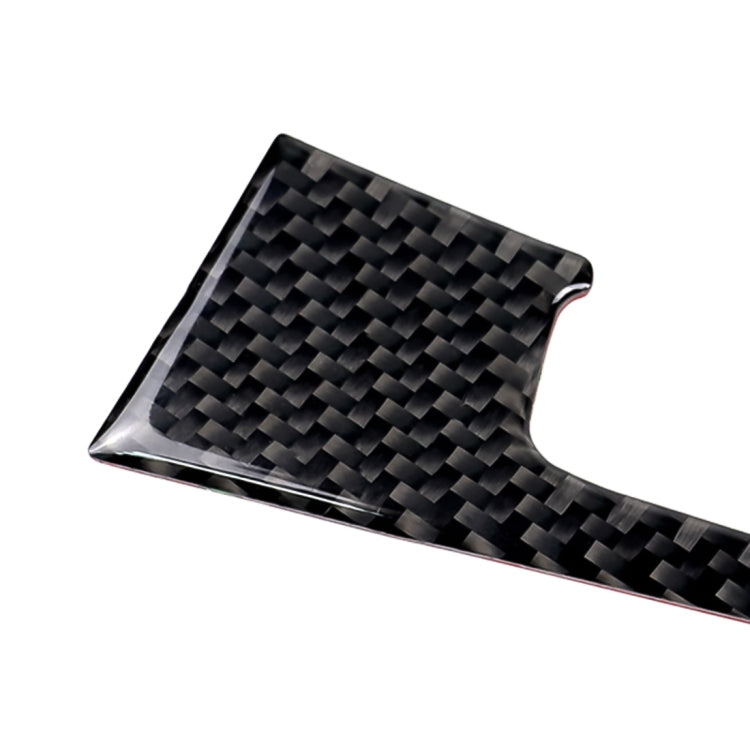 Adesivo decorativo per telaio del pannello di posizione del cambio in fibra di carbonio per auto per Volkswagen Golf 7 2018-, senza foro e avvio e arresto, guida a sinistra, Gear Position