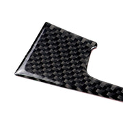 Adesivo decorativo per telaio del pannello di posizione del cambio in fibra di carbonio per auto per Volkswagen Golf 7 2018-, senza foro e avvio e arresto, guida a sinistra, Gear Position