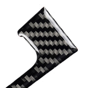 Adesivo decorativo per telaio del pannello di posizione del cambio in fibra di carbonio per auto per Volkswagen Golf 7 2013-2017, con foro e avvio e arresto, guida a sinistra, Gear Position Panel