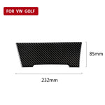 Adesivo decorativo per accendisigari in fibra di carbonio per auto per Volkswagen Golf 7 2013-2017, Cigarette Lighter