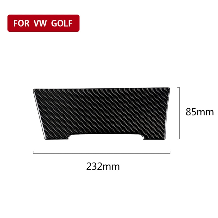 Adesivo decorativo per accendisigari in fibra di carbonio per auto per Volkswagen Golf 7 2013-2017, Cigarette Lighter