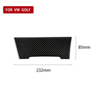 Adesivo decorativo per accendisigari in fibra di carbonio per auto per Volkswagen Golf 7 2013-2017, Cigarette Lighter