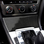 Adesivo decorativo per accendisigari in fibra di carbonio per auto per Volkswagen Golf 7 2013-2017, Cigarette Lighter