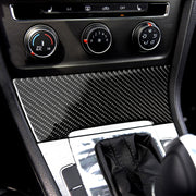 Adesivo decorativo per accendisigari in fibra di carbonio per auto per Volkswagen Golf 7 2013-2017, Cigarette Lighter