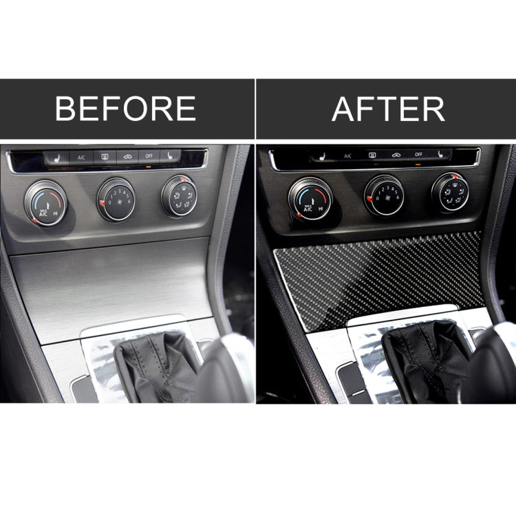 Adesivo decorativo per accendisigari in fibra di carbonio per auto per Volkswagen Golf 7 2013-2017, Cigarette Lighter