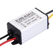 EV60-K2412 DC 15-40V a 12V 5A 36W Adattatore di alimentazione per auto Convertitore DC-DC Modulo step down, Car Power Adapter