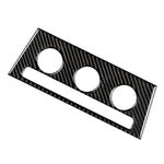 Adesivo decorativo con pulsante rotante per aria condizionata in fibra di carbonio per auto per Volkswagen Golf 7 2013-2017, Air Conditioning Rotary Button