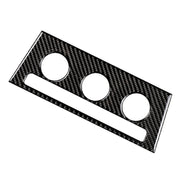 Adesivo decorativo con pulsante rotante per aria condizionata in fibra di carbonio per auto per Volkswagen Golf 7 2013-2017, Air Conditioning Rotary Button