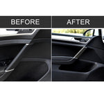 Adesivo decorativo per maniglia per porta in fibra di carbonio per auto per Volkswagen Golf 7 2013-2017, Door Handle