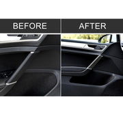 Adesivo decorativo per maniglia per porta in fibra di carbonio per auto per Volkswagen Golf 7 2013-2017, Door Handle