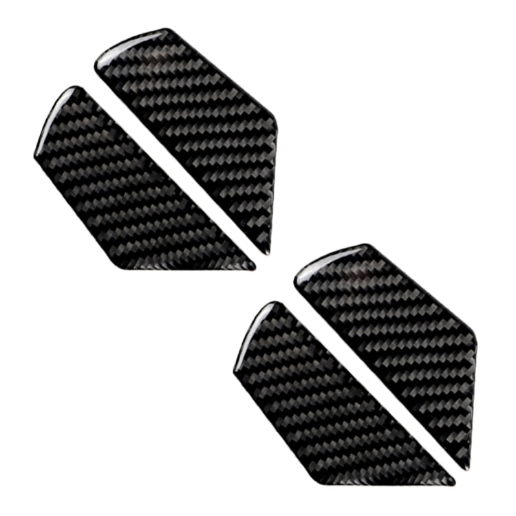 Adesivo decorativo per pannello da polso con maniglia interna per porta in fibra di carbonio per auto per Volkswagen Golf 7 2013-2017, Door Inner Handle Wrist