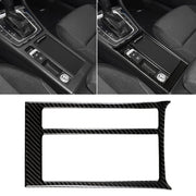 Adesivo decorativo per pannello tazza acqua in fibra di carbonio per auto per Volkswagen Golf 7 2013-2017, guida a sinistra, Water Cup Panel