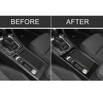 Adesivo decorativo per pannello tazza acqua in fibra di carbonio per auto per Volkswagen Golf 7 2013-2017, guida a sinistra, Water Cup Panel