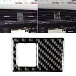 Adesivo decorativo per telaio della luce di emergenza in fibra di carbonio per auto per Volkswagen Golf 7 2013-2017, guida a sinistra, Emergency Light Frame