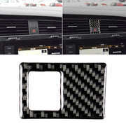 Adesivo decorativo per telaio della luce di emergenza in fibra di carbonio per auto per Volkswagen Golf 7 2013-2017, guida a sinistra, Emergency Light Frame