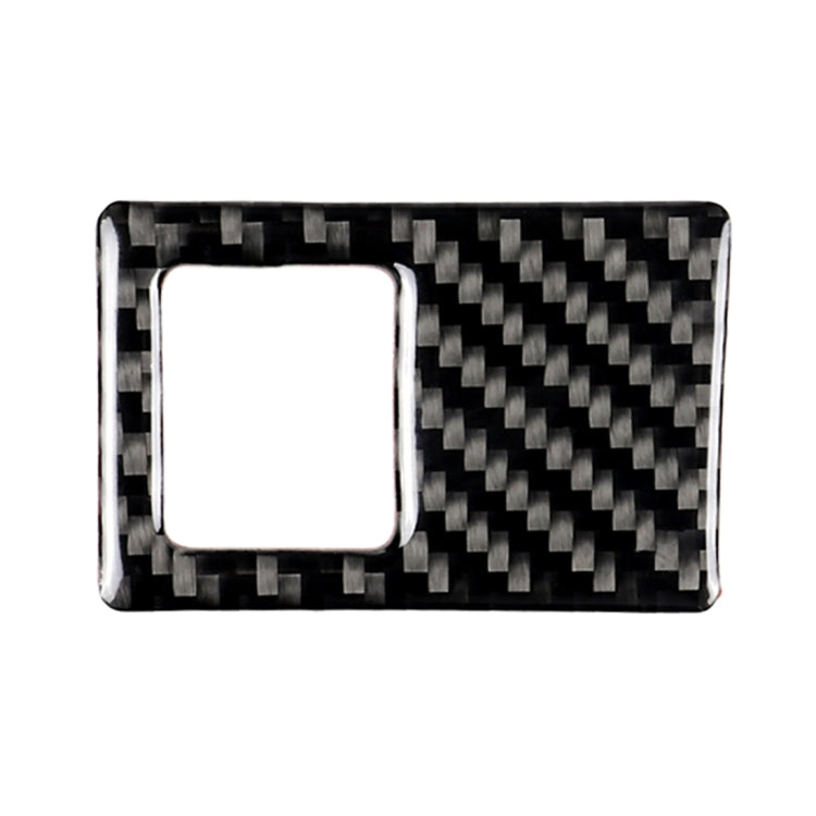 Adesivo decorativo per telaio della luce di emergenza in fibra di carbonio per auto per Volkswagen Golf 7 2013-2017, guida a sinistra, Emergency Light Frame